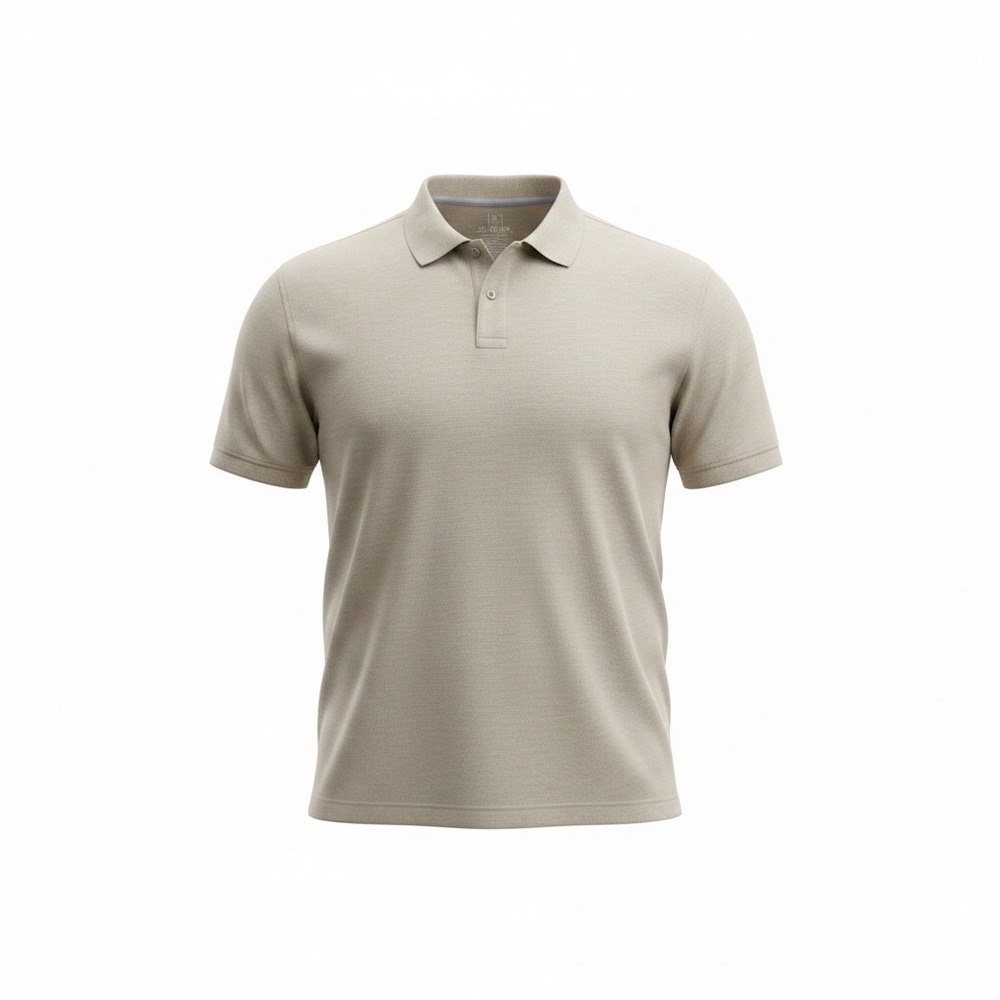 George Mens SS Pique Polo Shirt Sandstorm Heather 3XL 54-56 New